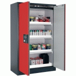 ARMOIRE SÉCURITÉ Q-CLASSIC-90 Q90.195.120 GRIS/ROUGE