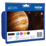 BROTHER CARTOUCHE D'ENCRE LC1240VALBP (LC-1240VALBP) - PACK DE 4 - COULEUR: NOIR, CYAN, JAUNE, MAGENTA (LOT DE 4 CARTOUCHES)