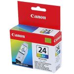 CANON CARTOUCHE D'ENCRE BCI-24 C (6882A002) - PACK DE 2 - COULEUR: TRICOLORE