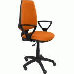 CHAISE ELCHE CP BRAS FIXE ROUE PARQUET - ORANGE