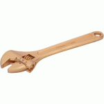 CLÉ À MOLETTE À ÉCROU CENTRAL 24MM ANTIDÉFLAGRANTE 200MM - BAHCO