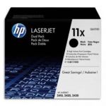 HP LOT DE 2 CARTOUCHES NOIRES LASER [Q6511XD]