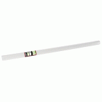 LOT DE 16 - NAPPE EN ROULEAU PAPIER GAUFRÉ TOILE DE LIN - 6X1,18M - BLANC