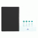 LOT DE 5 - CAHIER OXFORD OCEANIS INTEGRALE 210X297 180P OPTIK P. L7MM+TAG POLYPRO NOIR