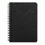 LOT DE 5 - CAHIER RELIURE INTÉGRALE AGE BAG 9X14 100 PAGES LIGNÉ - NOIR