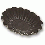 MATFER - MOULE EXOPAN® PETITS FOURS OVAL CANNELÉ ACIER FIN 30 X 45 MM (VENDU PAR 25) - 332522