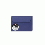 PAQUET DE 20 ENVELOPPES POLLEN 114X162MM 120G/M2 - BLEU NUIT - LOT DE 4