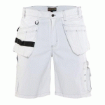 SHORT PEINTRE BLANC TAILLE 38 - BLAKLADER