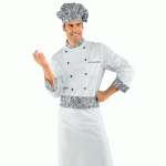 VESTE CHEF CUISINIER NEW-YORK 100% COTON