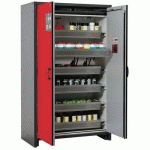 ARMOIRE SÉCURITÉ Q-CLASSIC-30 Q30.195.116 GRIS/ROUGE