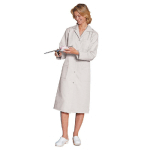 BLOUSE PROFESSIONNELLE BLANCHE 100% COTON MANCHES LONGUES, TAILLE 36/38