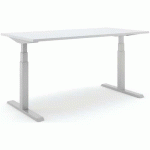 BUREAU RÉGLABLE STEELFORCE PRO 470 SLS 180 CM - ARGENT GRIS - ACTIFORCE