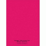 CAHIER ECO - PIQUE - COUVERTURE POLYPRO - 96 PAGES - 24 X 32 CM - 90G - PETITS CARREAUX - ROSE