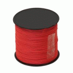 CORDEAU NYLON Ø 1MM - ROUGE TRESSÉ - 100 M
