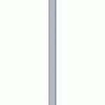 JEU DE BARRES FOS550 - 0,75/0,75 - ARGENT ABUS