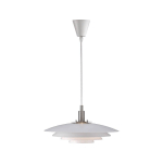 NORDLUX SUSPENSION BRETAGNE, ABAT-JOUR MULTICOUCHE, BLANC