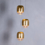 PRANDINA GONG MINI S1 SUSPENSION DORÉE