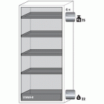 ARMOIRE SÉCURITÉ S-PHOENIX-90 S90.196.090.FWAS GRIS CLAIR - ASECOS