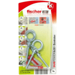 FISCHER - DUOPOWER 6X30 OH K 4 535226 - HELLGRAU/ROT - 4 STÜCK (535226)