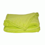 LOT DE 10 COUVERTURES MICROFIBRE 75X100CM COLORIS ASSORTIS(ANIS,FUCHSIA,ABRICOT) - MANUTAN COLLECTIVITÉS