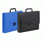 LOT DE 10 - VALISETTE CAPACITÉ 5 CM A4 POLYPROPYLÈNE - ESSENTIEL - VIQUEL - 33,5 X 26,5 X 5 CM