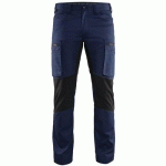 PANTALON DE TRAVAIL SERVICES STRETCH MARINE/NOIR TAILLE 54C - BLAKLADER