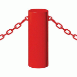 BORNE BARCELONE Ø 22 CM 2 ANNEAUX - ZINC ROUGE 3020 - PROCITY