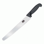 COUTEAU À PÂTISSERIE DENTÉ PROFESSIONNEL NOIR VICTORINOX - 25 CM