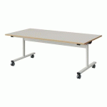 TABLE MALIBU RAB 160X80 T3 DL ST ALAISÉ BLC SE W911/BLC 9016