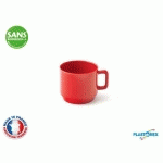 TASSE A CAFE 17 CL MELAMINE ROUGE