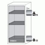 ARMOIRE SÉCURITÉ S-CLASSIC-90 S90.129.060 GRIS CLAIR