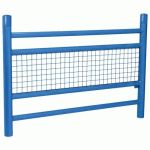 BARRIÈRE LINEA SPÉCIALE ECOLE 1.57 GRILLAGÉE GALVA BLEU 5010 - PROCITY