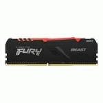 KINGSTON FURY BEAST RGB - DDR4 - MODULE - 32 GO - DIMM 288 BROCHES - 3200 MHZ / PC4-25600 - MÉMOIRE SANS TAMPON