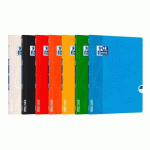 LOT DE 10 - CAHIER OXFORD OPENFLEX 24 X 32 CM GRANDS CARREAUX 48 PAGES