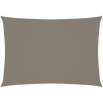 VOILE DE PARASOL TISSU OXFORD RECTANGULAIRE 3,5X4,5 M TAUPE