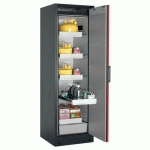 ARMOIRE SÉCURITÉ Q-PEGASUS-90 Q90.195.060.WDACR GRIS/ROUGE - ASECOS