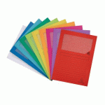 CHEMISES COIN PAPIER AVEC FENÊTRE FOREVER EXACOMPTA - PAQUET DE 10
