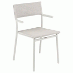 FAUTEUILS ORON ALUMINIUM SABLE BATYLINE DUO GALET - LAFUMA MOBILIER