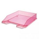HAN CORBEILLE À COURRIER - COLORI TRANSPARENT ROSE NÉON