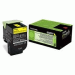 LEXMARK 80C2SX0 - TONERS COULEUR JAUNE POUR IMPRIMANTE LASER