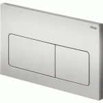 PLAQUE DE COMMANDE DE WC PLASTIQUE DOUBLE TOUCHE VISIGN FOR STYLE 5 POUR RÉSERVOIR PREVISTA 8601.1 - MAT VIEGA