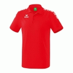 POLO - ERIMA - 5-C ESSENTIAL ROUGE/BLANC