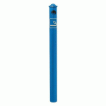 POTELET CENDRIER Ø 76 MM POMMEAU AGORA - ZINC BLEU 5010 - PROCITY