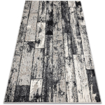 TAPIS LISBOA 27211356 PLANCHE, PARQUET LE RECTANGLE GRIS GREY 80X150 CM