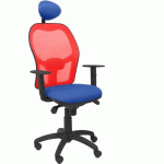 CHAISE JORQUERA AVEC APPUI-TÊTE ROUGE/BLEU - PIQUERAS Y CRESPO