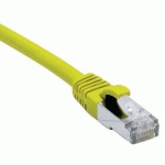 CORDON RJ45 CATÉGORIE 6A S/FTP LSOH SNAGLESS JAUNE - 5 M - DEXLAN