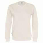 COTTOVER SWEATSHIRT COL ROND HOMME - CERTIFIÉ GOTS ECRU - TAILLE L