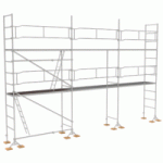 ÉCHAFAUDAGE DE MAÇON COMABI M49 PRIMO - LOT DE 60 M2