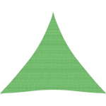 VOILE D'OMBRAGE 160 G/M² VERT CLAIR 3,6X3,6X3,6 M PEHD - HOMMOO