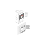 HABILLAGE DIN XT1 4P ARMOIRES 1STQ008302A0000 ABB AD3302